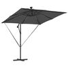 vidaXL Ομπρέλα Cantilever Banana Ανθρακί 249 x 249 x 250 εκ.