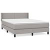 vidaXL &Kappa;&rho;&epsilon;&beta;ά&tau;&iota; Boxspring &mu;&epsilon; &Sigma;&tau;&rho;ώ&mu;&alpha; &Alpha;&nu;&omicron;&iota;&chi;&tau;ό &Gamma;&kappa;&rho;&iota; 140x190 &epsilon;&kappa;. &Upsilon;&phi;&alpha;&sigma;&mu;ά&tau;&iota;&nu;&omicron;