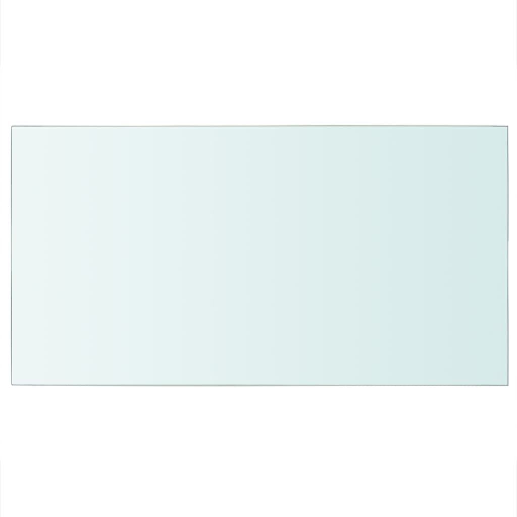 vidaXL Ράφια Πάνελ 2 τεμ. Διάφανα 40 x 25 εκ. Γυάλινα