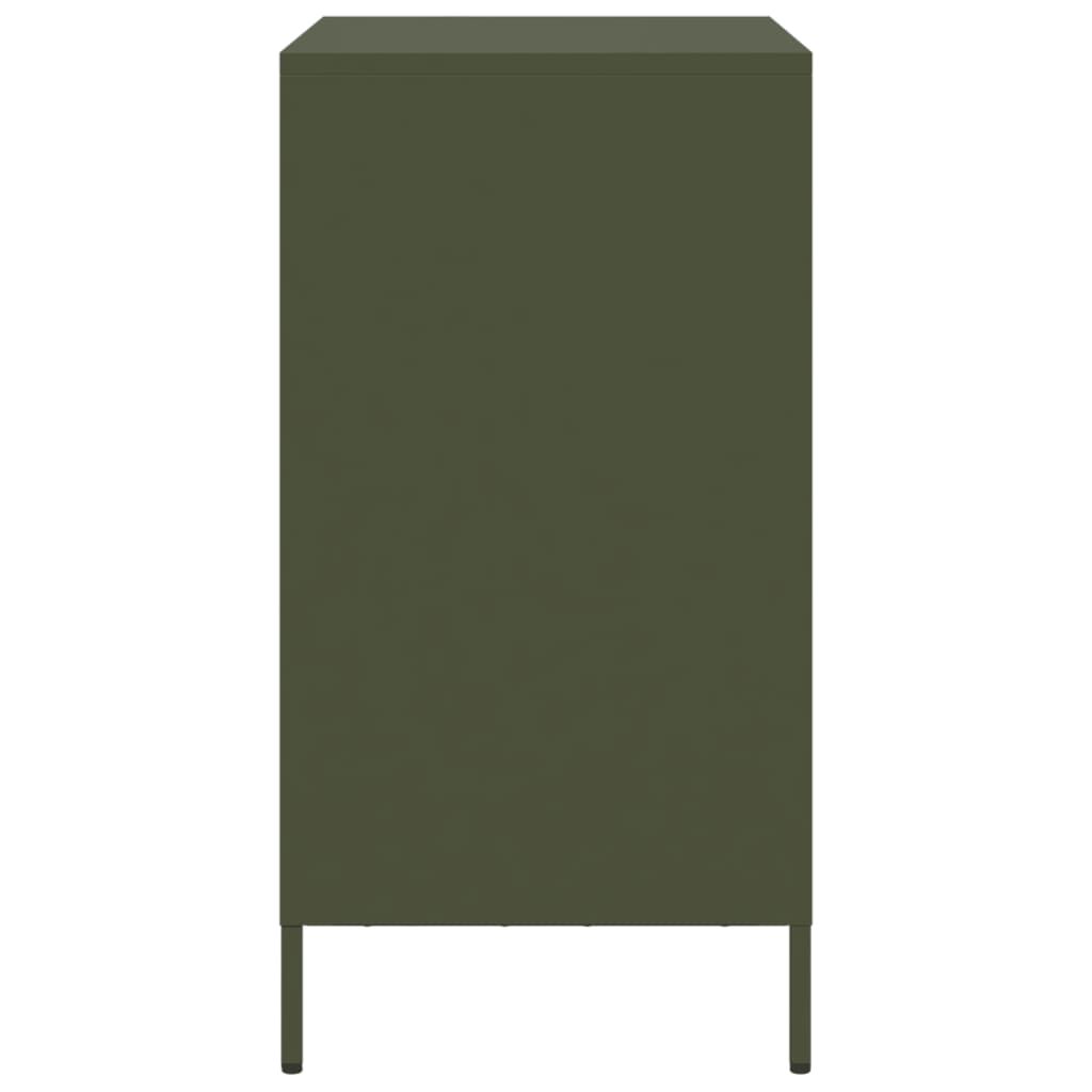 vidaXL Ντουλάπι Λαδί 68x39x73,5 εκ. από Χάλυβα Ψυχρής Έλασης