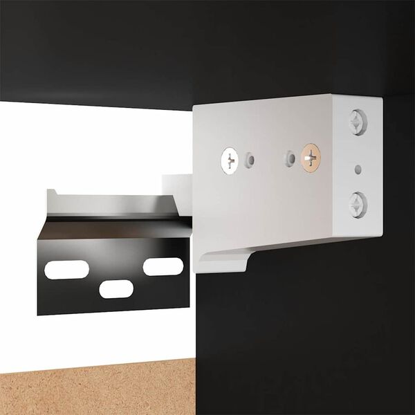vidaXL Έπιπλο Τηλεόρασης Μαύρο 30,5 x 30 x 60 εκ. από Επεξ. Ξύλο