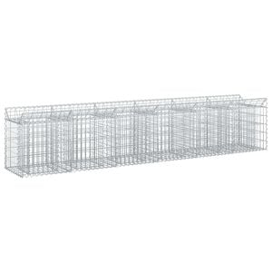 vidaXL &Alpha;&nu;&alpha;&sigma;&eta;&kappa;&omega;&mu;έ&nu;&omicron; &kappa;&rho;&epsilon;&beta;ά&tau;&iota; gabion 2 &tau;&mu;&chi;. 300 x 50 x 60 &epsilon;&kappa; &Alpha;&sigma;&eta;&mu;ί