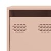 vidaXL Ντουλάπι Ροζ 135x39x73,5 εκ. από Χάλυβα Ψυχρής Έλασης