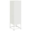 vidaXL Μπουφές Λευκός 36x39x123 εκ. από Ατσάλι