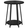 vidaXL Σετ βοηθητικά τραπεζάκια 2 pcs Μαύρη δρυς 50 x 50 x 51 εκ.