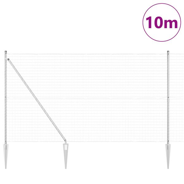 vidaXL &Tau;&epsilon;&nu;&tau;ώ&tau;&omicron; &mu;&epsilon; &sigma;&tau;ή&rho;&iota;&gamma;&mu;&alpha; &Alpha;&sigma;&eta;&mu;ί 1,5 x 10 m &Alpha;&tau;&sigma;ά&lambda;&iota;