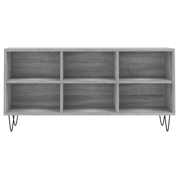 vidaXL Έπιπλο Τηλεόρασης Γκρι Sonoma 103,5 x 30 x 50 εκ. Επεξεργ. Ξύλο