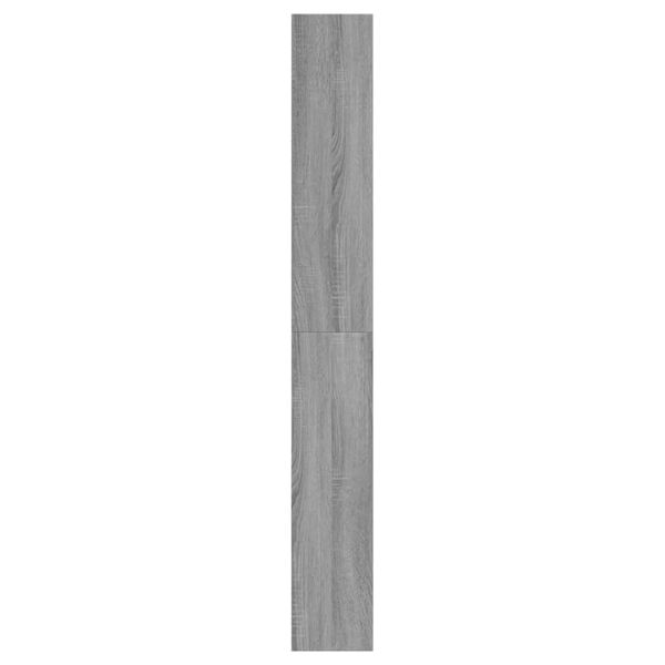 vidaXL Παπουτσοθήκη Γκρι Sonoma 60x21x163,5 εκ. από Επεξεργ. Ξύλο