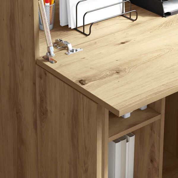 vidaXL &Gamma;&rho;&alpha;&phi;&epsilon;ί&omicron; Artisan Oak 71.5 x 31.5 x 106.5 &epsilon;&kappa; &Epsilon;&pi;&epsilon;&xi;&epsilon;&rho;&gamma;&alpha;&sigma;&mu;έ&nu;&omicron; &xi;ύ&lambda;&omicron;