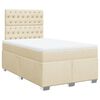 vidaXL &Kappa;&rho;&epsilon;&beta;ά&tau;&iota; Boxspring &mu;&epsilon; &Sigma;&tau;&rho;ώ&mu;&alpha; &Kappa;&rho;&epsilon;&mu; 120x190 &epsilon;&kappa;. &Upsilon;&phi;&alpha;&sigma;&mu;ά&tau;&iota;&nu;&omicron;