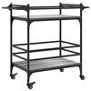vidaXL Τρόλεϊ Κουζίνας Sonoma Γκρι 82x40x78,5 εκ. Επεξεργασμένο Ξύλο