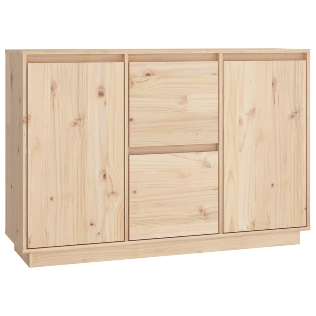 vidaXL Ντουλάπι 111 x 34 x 75 εκ. από Μασίφ Ξύλο Πεύκου