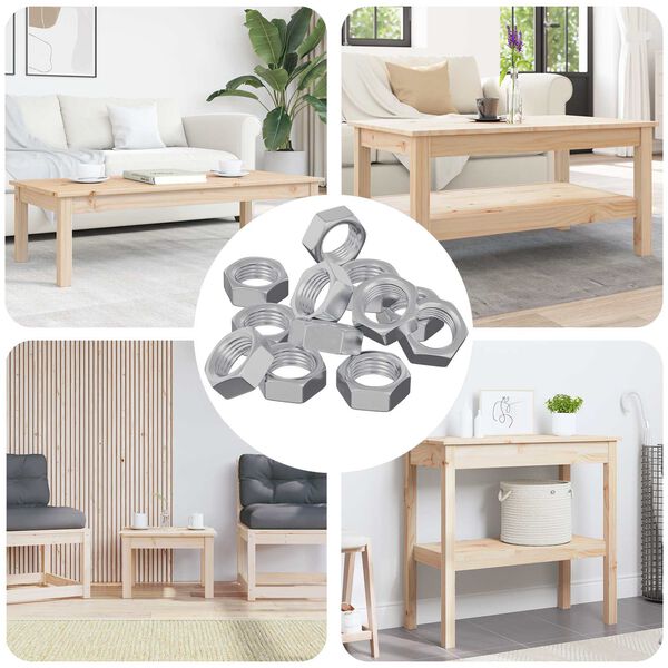 vidaXL &Epsilon;&xi;ά&gamma;&omega;&nu;&omicron; &Pi;&alpha;&xi;&iota;&mu;ά&delta;&iota; 12 pcs &Alpha;&sigma;&eta;&mu;ί M6 &Mu;έ&tau;&alpha;&lambda;&lambda;&omicron;