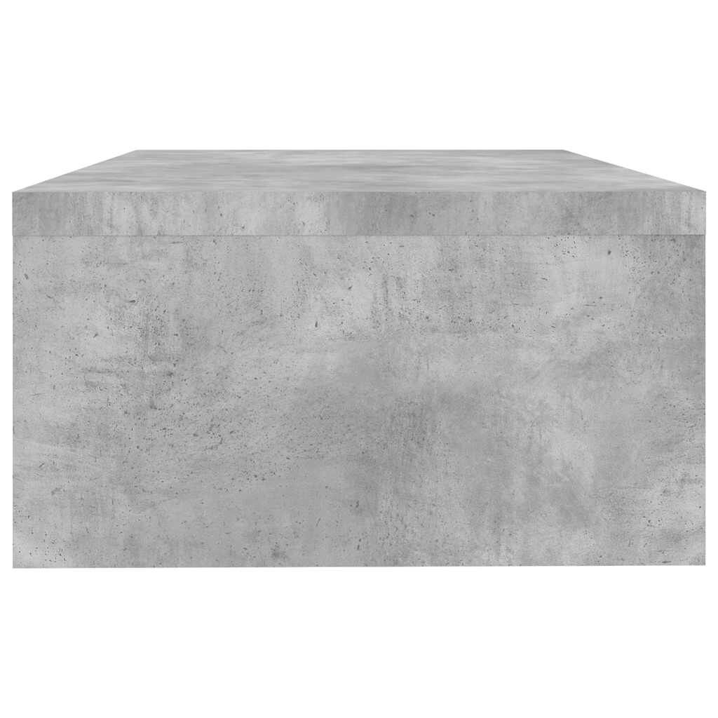 vidaXL Βάση Οθόνης Γκρι του Σκυροδέματος 42x24x13 εκ. από Επεξ. Ξύλο