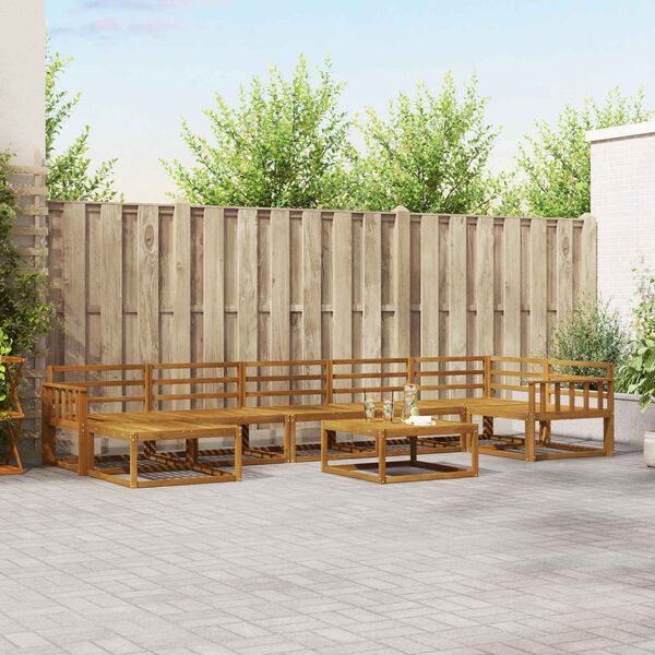 vidaXL &Sigma;&epsilon;&iota;&rho;ά &Kappa;&alpha;&nu;&alpha;&pi;έ &Epsilon;&xi;&omega;&tau;&epsilon;&rho;&iota;&kappa;&omicron;ύ 8 pcs &Phi;&upsilon;&sigma;&iota;&kappa;ό &Sigma;&tau;&epsilon;&rho;&epsilon;ό &Xi;ύ&lambda;&omicron; &Alpha;&kappa;&alpha;&kappa;ί&alpha;&sigmaf;