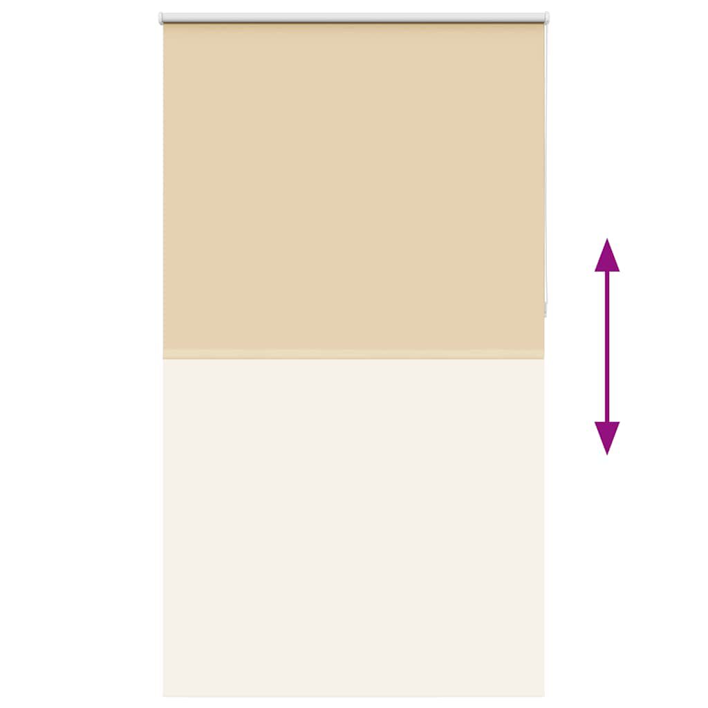 vidaXL Ρολέρ Μπλακάουτ Μπεζ 125x210 cm Πλάτος υφάσματος 121,6 cm