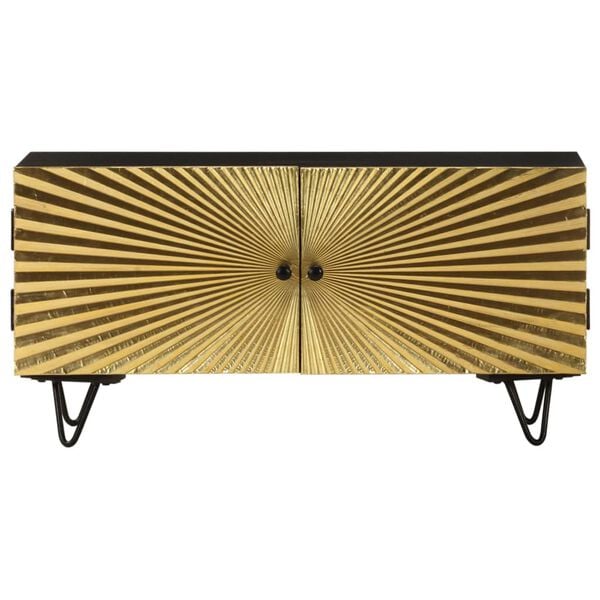 vidaXL Έπιπλο Τηλεόρασης 90 x 30 x 45 εκ. από Μασίφ Ξύλο Μάνγκο