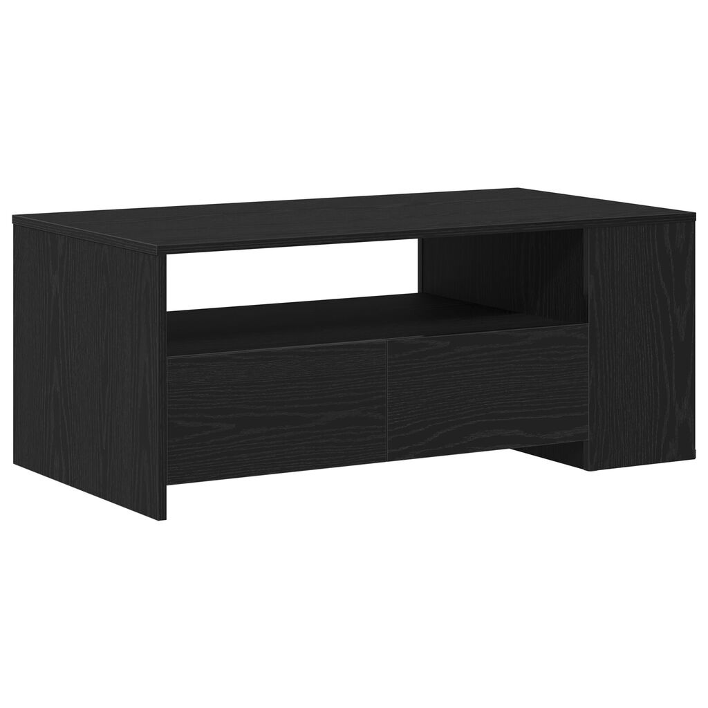 vidaXL Μαύρο Τραπεζάκι Σαλονιού 102x55x43.5 εκ Κατασκευασμένο από Μηχανικά Ξύλα