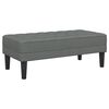 vidaXL Σετ Καναπέ 2 pcs Σκούρο γκρι 173 x 131 x 67 εκ ύφασμα