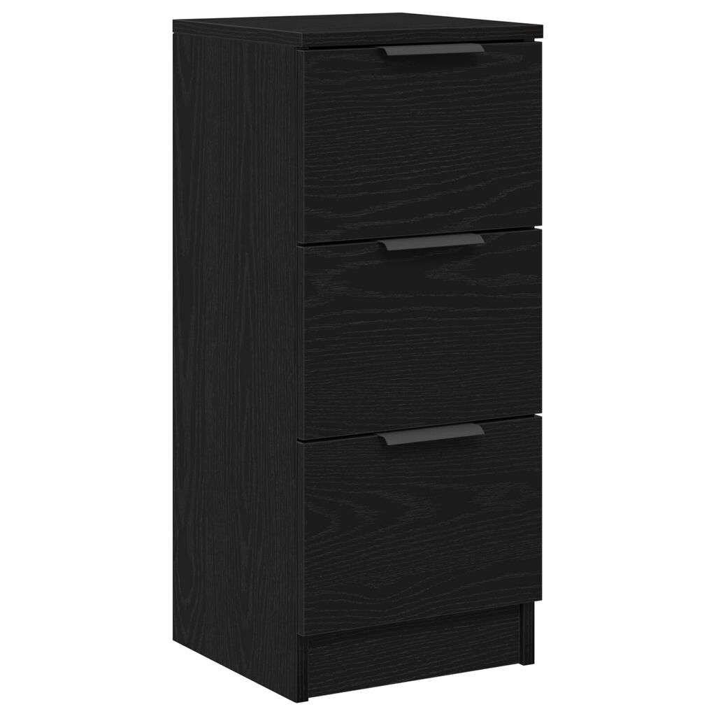 vidaXL Μαύρος Διορθωτής 30x30x70 εκ. Κατασκευασμένος από Επεξεργασμένο Ξύλο
