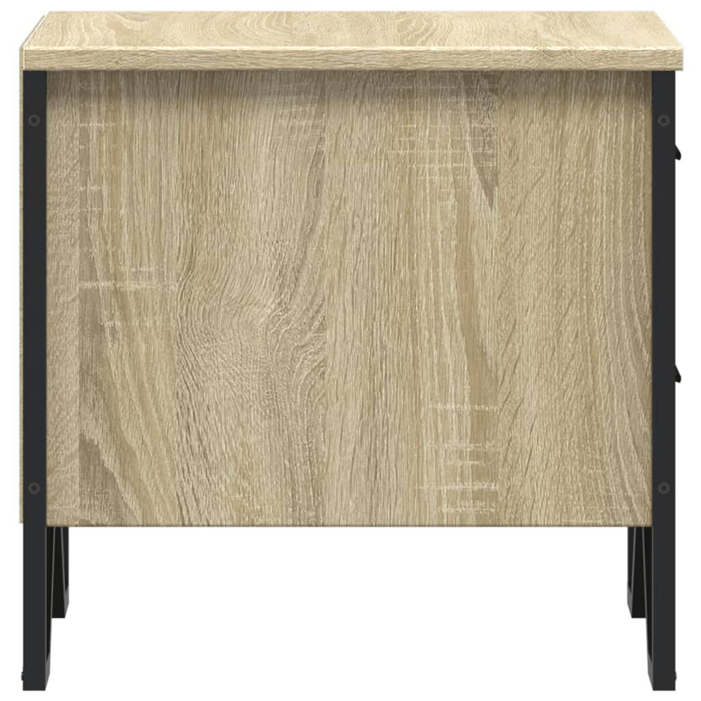 vidaXL Κομοδίνο Sonoma Δρυς 40x41x40 εκ. από Επεξεργασμένο Ξύλο