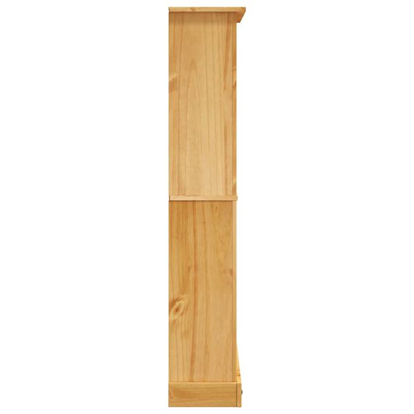 243743 vidaXL Βιβλιοθήκη 4 επιπέδων Μεξικ. Στιλ Corona 80x29x150 εκ.