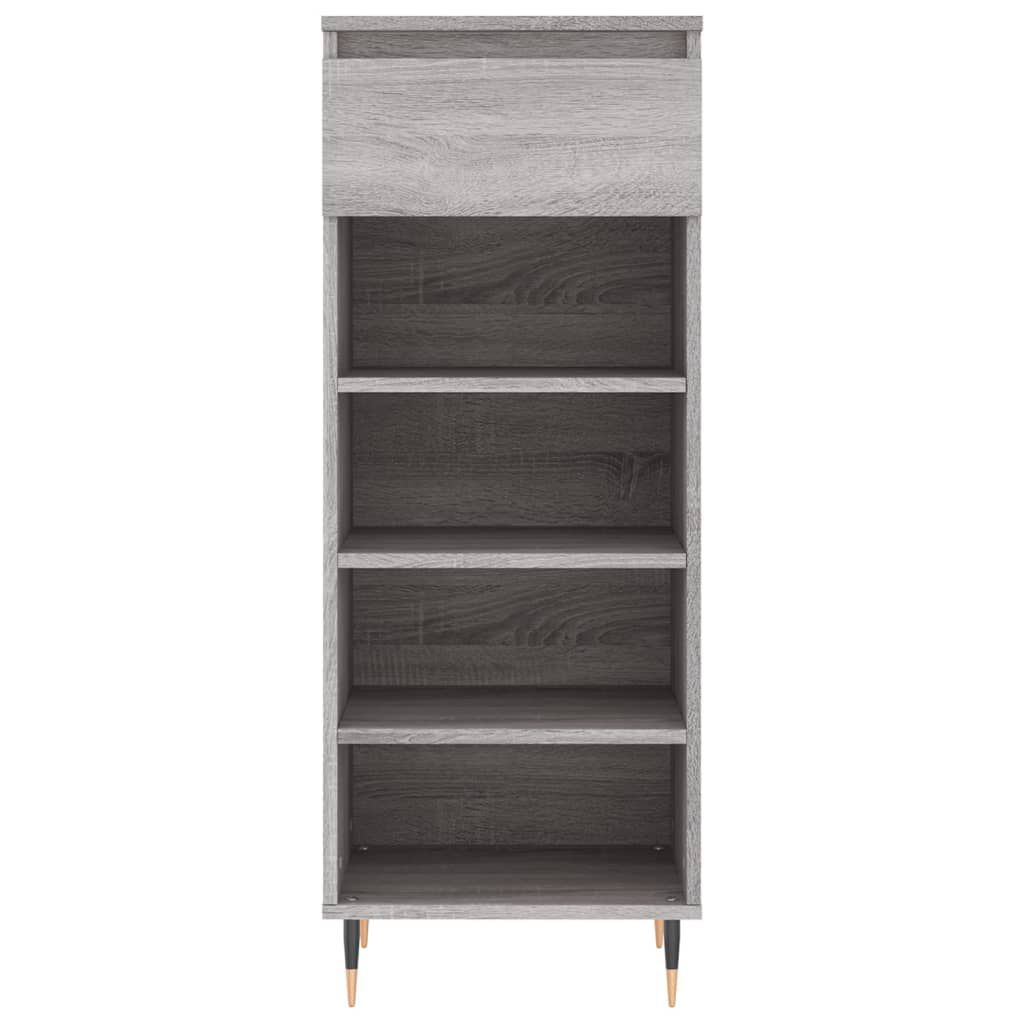 vidaXL Παπουτσοθήκη Γκρι Sonoma 40x36x105 εκ. από Επεξεργασμένο Ξύλο