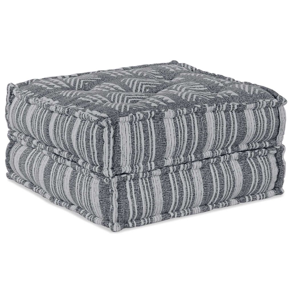 vidaXL Pouffe Modular σε γκρι - 70x70x36 εκ. ύφασμα