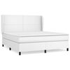 vidaXL &Kappa;&rho;&epsilon;&beta;ά&tau;&iota; Boxspring &mu;&epsilon; &Sigma;&tau;&rho;ώ&mu;&alpha; &Lambda;&epsilon;&upsilon;&kappa;ό 160x200&epsilon;&kappa;.&alpha;&pi;ό &Sigma;&upsilon;&nu;&theta;&epsilon;&tau;&iota;&kappa;ό &Delta;έ&rho;&mu;&alpha;