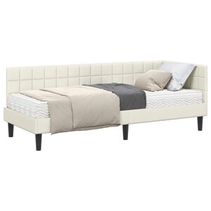 vidaXL &Kappa;&rho;&epsilon;&beta;ά&tau;&iota; &gamma;&omega;&nu;ί&alpha;&sigmaf; &mu;&epsilon; &sigma;&tau;&rho;ώ&mu;&alpha; 2 &tau;&mu;&chi;. &Kappa;&rho;&epsilon;&mu; 80 x 200 cm &Beta;&epsilon;&lambda;&omicron;ύ&delta;&omicron;