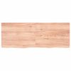 vidaXL Επιφ Τραπεζιού Αν Καφέ 160x60x(2-4)εκ. Επεξ. Μασίφ Ξύλο Δρυός