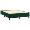 vidaXL &Kappa;&rho;&epsilon;&beta;ά&tau;&iota; Boxspring &mu;&epsilon; &Sigma;&tau;&rho;ώ&mu;&alpha; &Sigma;&kappa;&omicron;ύ&rho;&omicron; &Pi;&rho;ά&sigma;&iota;&nu;&omicron; 140x190&epsilon;&kappa;. &Beta;&epsilon;&lambda;&omicron;ύ&delta;&iota;&nu;&omicron;