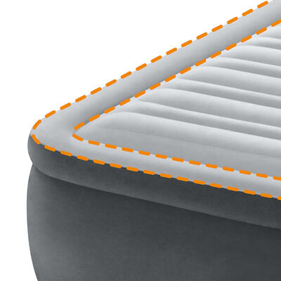 Intex Στρώμα Αέρα Dura-Beam Deluxe Comfort Plush Διπλό 152x203x46 εκ.