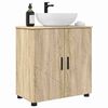 vidaXL Ντουλάπι Μπάνιου με ράφι με πόρτα Sonoma Δρυς 61 x 35 x 64 εκ.