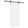 vidaXL Συρόμενη Πόρτα Άλλο ORKDAL Λευκό και μαύρο 86 x 198.5 cm