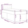 vidaXL &Kappa;&rho;&epsilon;&beta;ά&tau;&iota; Boxspring &mu;&epsilon; &Sigma;&tau;&rho;ώ&mu;&alpha; &Sigma;&kappa;&omicron;ύ&rho;&omicron; &Pi;&rho;ά&sigma;&iota;&nu;&omicron; 90x200 &epsilon;&kappa;. &Beta;&epsilon;&lambda;&omicron;ύ&delta;&iota;&nu;&omicron;