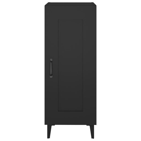 vidaXL Ντουλάπι Μαύρο 34,5 x 34 x 90 εκ. από Επεξεργασμένο Ξύλο