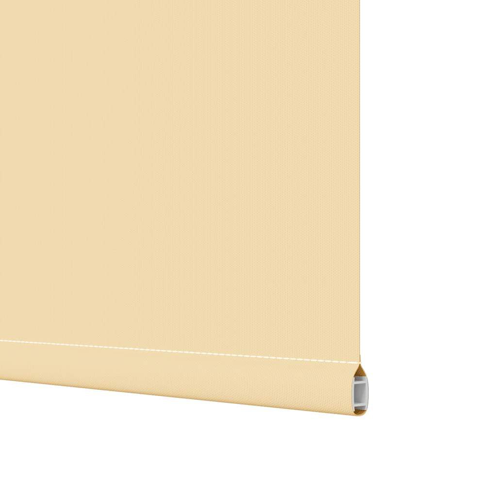 vidaXL Ρολέρ Μπλακάουτ Μπεζ 125x130 cm Πλάτος υφάσματος 121,6 cm