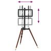 vidaXL Βάση Τηλεόρασης Τρίποδο για 37-65Ιν Max VESA 400x400χιλ. 40κ.