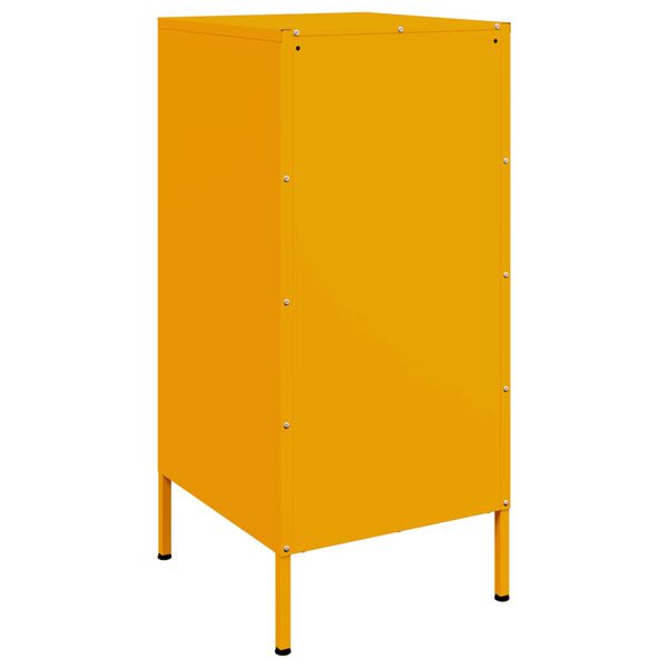 vidaXL Ντουλάπι Μουσταρδί 36x39x79 εκ. από Ατσάλι