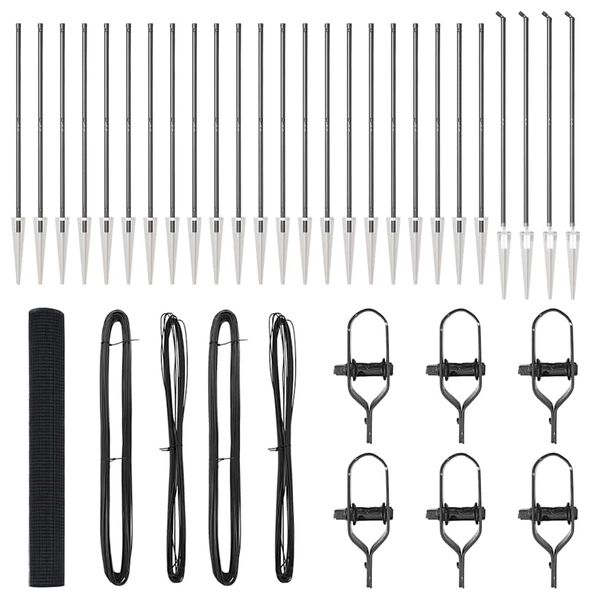 vidaXL &Sigma;&tau;ύ&lambda;&omicron;&sigmaf; &Pi;&epsilon;&rho;&iota;&phi;&rho;ά&xi;&epsilon;&omega;&nu; &Gamma;&kappa;&rho;&iota; 50 x 1,4 &mu; (19 x 19 mm &pi;&lambda;έ&gamma;&mu;&alpha;)