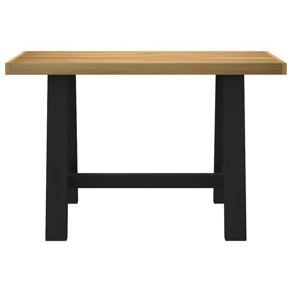 vidaXL Γραφείο NOAIN με πόδια σχήματος Α 120x50x75 cm μασίφ ξύλο πεύκο