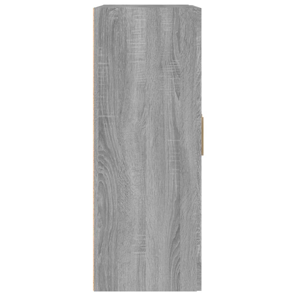 vidaXL Ντουλάπι Τοίχου Γκρι Sonoma 69,5x32,5x90 εκ. από Επεξ. Ξύλο