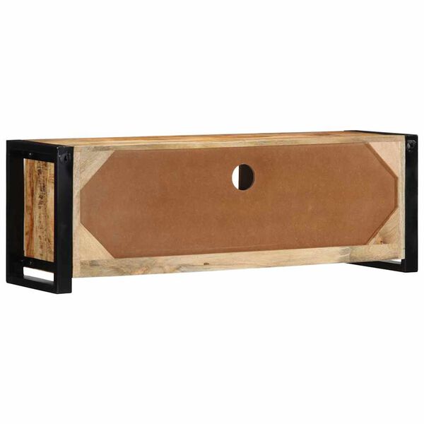 ντουλάπι τηλεόρασης vidaXL 100x30x35 cm Στερεό ακατέργαστο ξύλο Mango