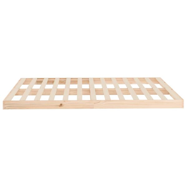 vidaXL Πλαίσιο Κρεβατιού 140 x 190 εκ. από Μασίφ Ξύλο Πεύκου