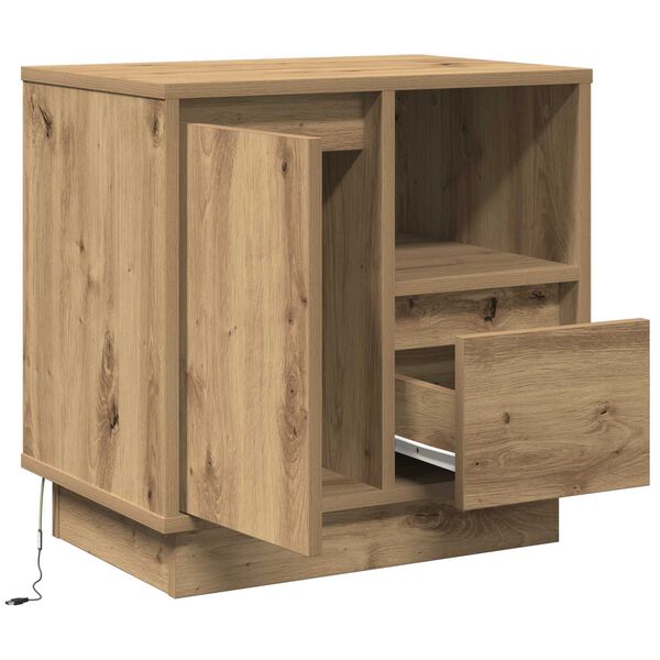 vidaXL &Kappa;&omicron;&mu;&omicron;&delta;ί&nu;&omicron; Artisan Oak 50 x 34,5 x 50 &epsilon;&kappa;. &Epsilon;&pi;&epsilon;&xi;&epsilon;&rho;&gamma;&alpha;&sigma;&mu;έ&nu;&omicron; &xi;ύ&lambda;&omicron;