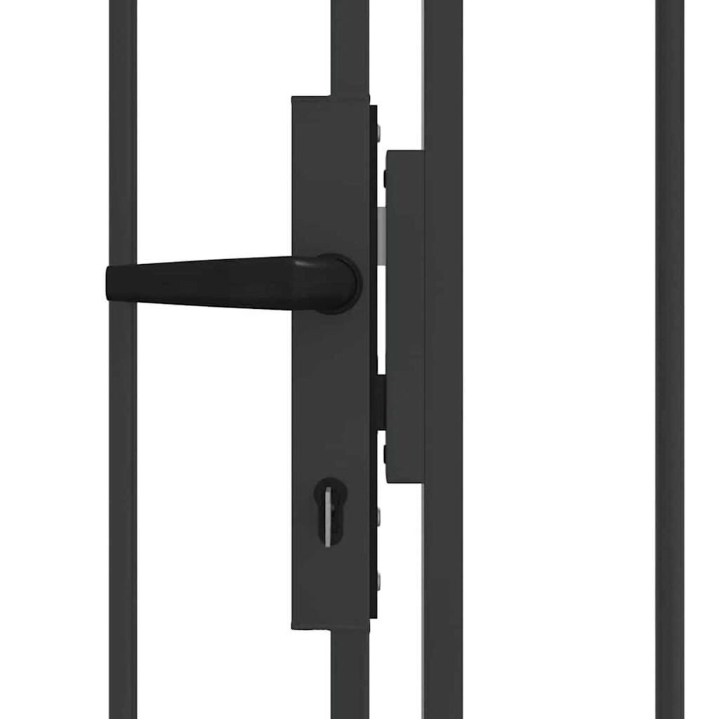 vidaXL Πύλη Φράχτη Άλλο Γκρι 400 x 125 cm Ατσάλι