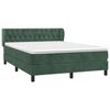 vidaXL &Kappa;&rho;&epsilon;&beta;ά&tau;&iota; Boxspring &mu;&epsilon; &Sigma;&tau;&rho;ώ&mu;&alpha; &Sigma;&kappa;&omicron;ύ&rho;&omicron; &Pi;&rho;ά&sigma;&iota;&nu;&omicron; 140x200&epsilon;&kappa;. &Beta;&epsilon;&lambda;&omicron;ύ&delta;&iota;&nu;&omicron;