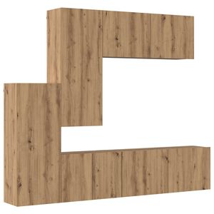 vidaXL &Mu;&omicron;&nu;ά&delta;&alpha; &Tau;&omicron;ί&chi;&omicron;&upsilon; &Tau;&eta;&lambda;&epsilon;ό&rho;&alpha;&sigma;&eta;&sigmaf; 5 pcs Artisan Oak &Epsilon;&pi;&epsilon;&xi;&epsilon;&rho;&gamma;&alpha;&sigma;&mu;έ&nu;&omicron; &xi;ύ&lambda;&omicron;