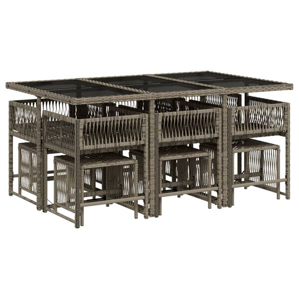 vidaXL &Sigma;&epsilon;&tau; &Tau;&rho;&alpha;&pi;&epsilon;&zeta;&alpha;&rho;ί&alpha;&sigmaf; &Kappa;ή&pi;&omicron;&upsilon; 11 &Tau;&epsilon;&mu;&alpha;&chi;ί&omega;&nu; &Gamma;&kappa;&rho;&iota; &Sigma;&upsilon;&nu;&theta;. &Rho;&alpha;&tau;ά&nu; &mu;&epsilon; &Mu;&alpha;&xi;&iota;&lambda;ά&rho;&iota;&alpha;